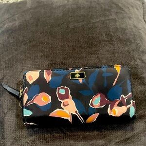 Kate Spade Dawn Paper Rose Large Continental Wallet